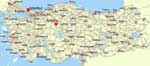 Landkarten von Turkei
