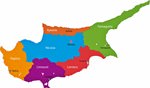 Карта регионов Кипра