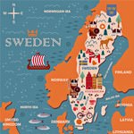 İsveç gezi haritası