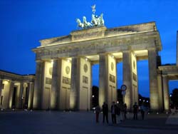 Berlin panorama - popular sightseeings in Berlin