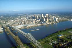 New Orleans panorama - popular sightseeings in New Orleans