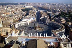 Rome panorama - popular sightseeings in Rome