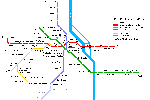 Metrokaart van Kiev