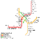 Kuala Lumpur metro kaart - OrangeSmile.com