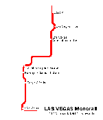 Metrokaart van Las Vegas
