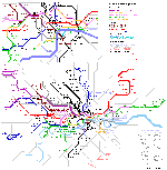 Metrokaart van Londen