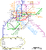 Metrokaart van Madrid