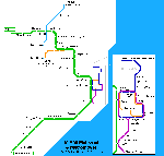 Miami metro kaart - OrangeSmile.com