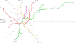 Carte du métro a Milan