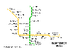 Monterrey metro kaart - OrangeSmile.com