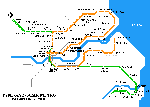 Newcastle metro kaart - OrangeSmile.com