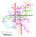 Osaka metro kaart - OrangeSmile.com