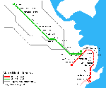Metrokaart van Rio de Janeiro