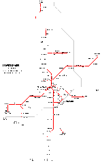 Carte des itinéraires de tram Braunschweig