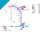 Carte des itinéraires de tram La Haye