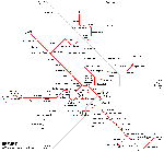 Erfurt tram kaart - OrangeSmile.com