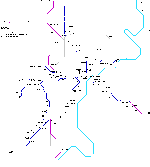 Carte des itinéraires de tram Kassel
