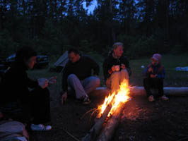 Picnic auf einem wilden Irland