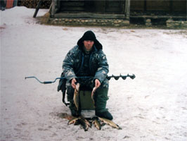 Fishing in winter