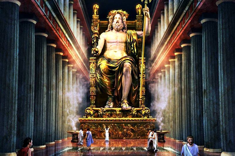 Statue of Zeus at Olympia | Series 'Seven Wonders of the World ...
