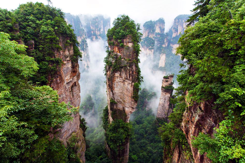 Zhangjiajie National Forest Park | Series 'Fabulous nooks of the world with striking colorful shades'