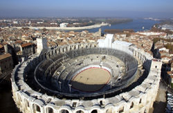 Amphitheater in Arles, France