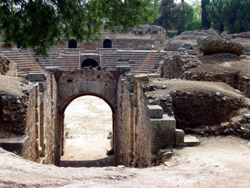 Anfiteatro romano de Merida, İspanya
