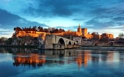 Avignon historic center, France
