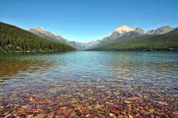 Озеро Боуман , Bowman Lake, США