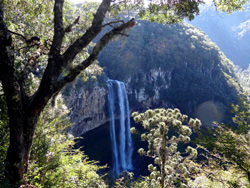 Caracol Wasserfall, Brasilien