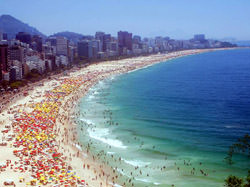 Copacabana Strand, Brasilien