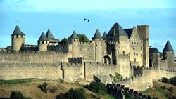 Исторический укрепленный город Каркассон, Франция
