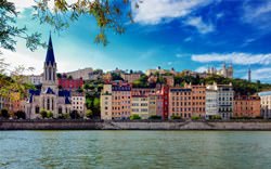 Historic city of Lyon, France
