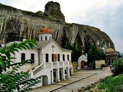 Inkerman Cave Kloster von St. Clemens, Russland