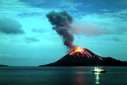 Krakatau, Indonesien