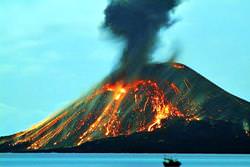 Krakatau Vulkan, Indonesien