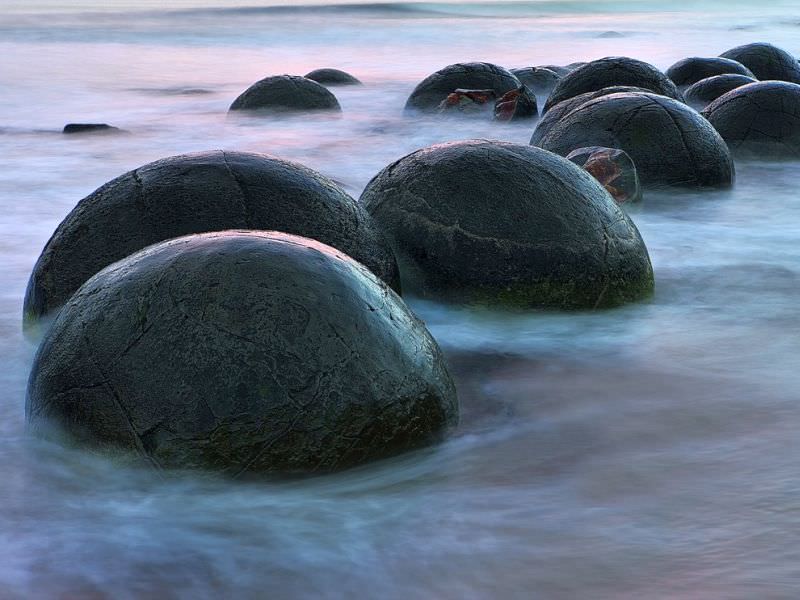 Esferas de Piedra Moeraki, Nueva Zelanda