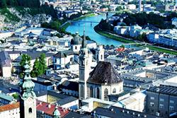 El Centro Histórico de Salzburgo, Austria