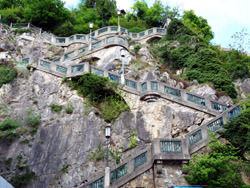 Treppe auf Schlossberg