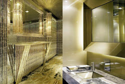 Toilette im Dolce & Gabbana Gold Restaurant