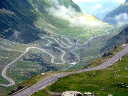 Transfagarasan Bergautobahn, Rumänien