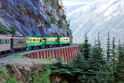 El Ferrocarril White Pass & Yukon Route, Estados Unidos