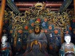 Monasterio de Xuankong Si, China