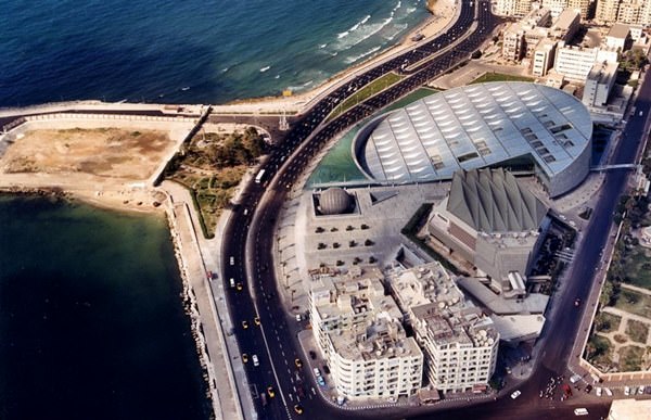 Библиотека в Александрине, Египет