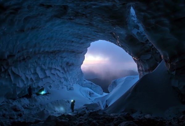 Пещера ледника Сэнди, США