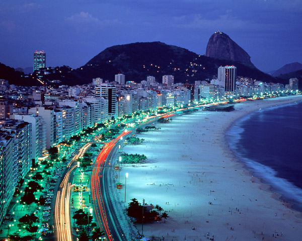 Copacabana Strand, Brasilien
