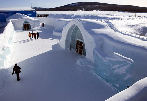 Hotel de hielo, Suecia