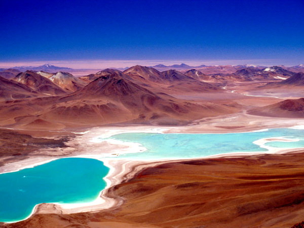 Laguna-Blanca und Laguna Verde Seen, Bolivien