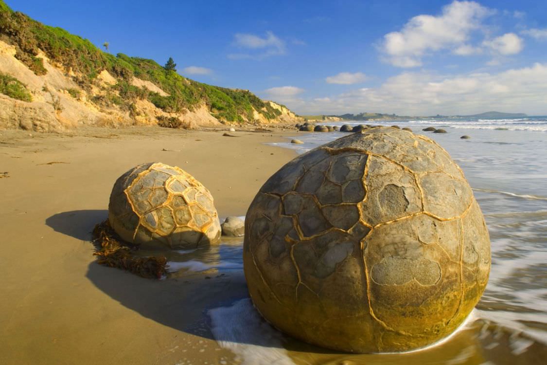 Esferas de Piedra Moeraki, Nueva Zelanda