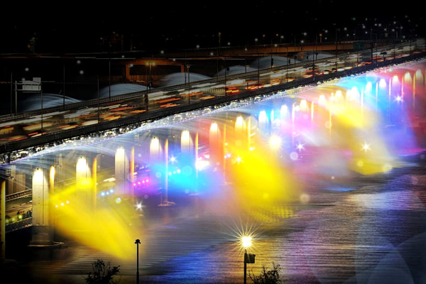 Moonlight Rainbow Fountain, South Korea